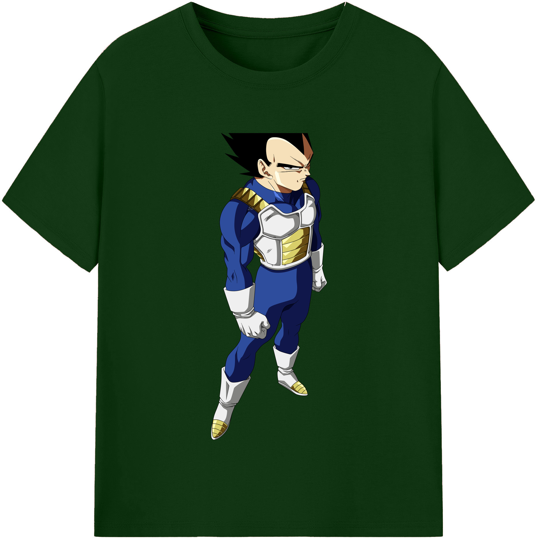 （画像用） ドラゴンボール ベジータ四世（Bejīta Yonsei）DRAGON BALL Vegeta IV 綿100％半袖Tシャツ（フロントプリント）